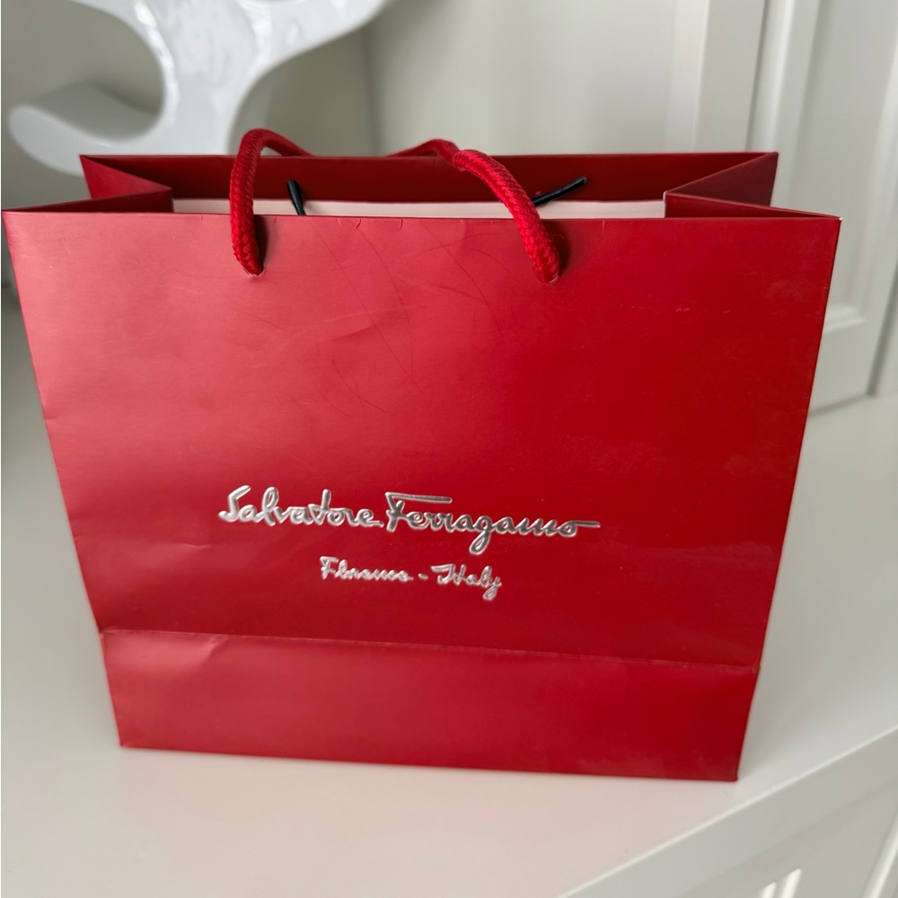 SALVATORE FERRAGAMO Shopping Gift Bag Small